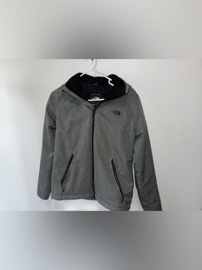 The North Face Women’s Gray Hooded Softshell Jacket